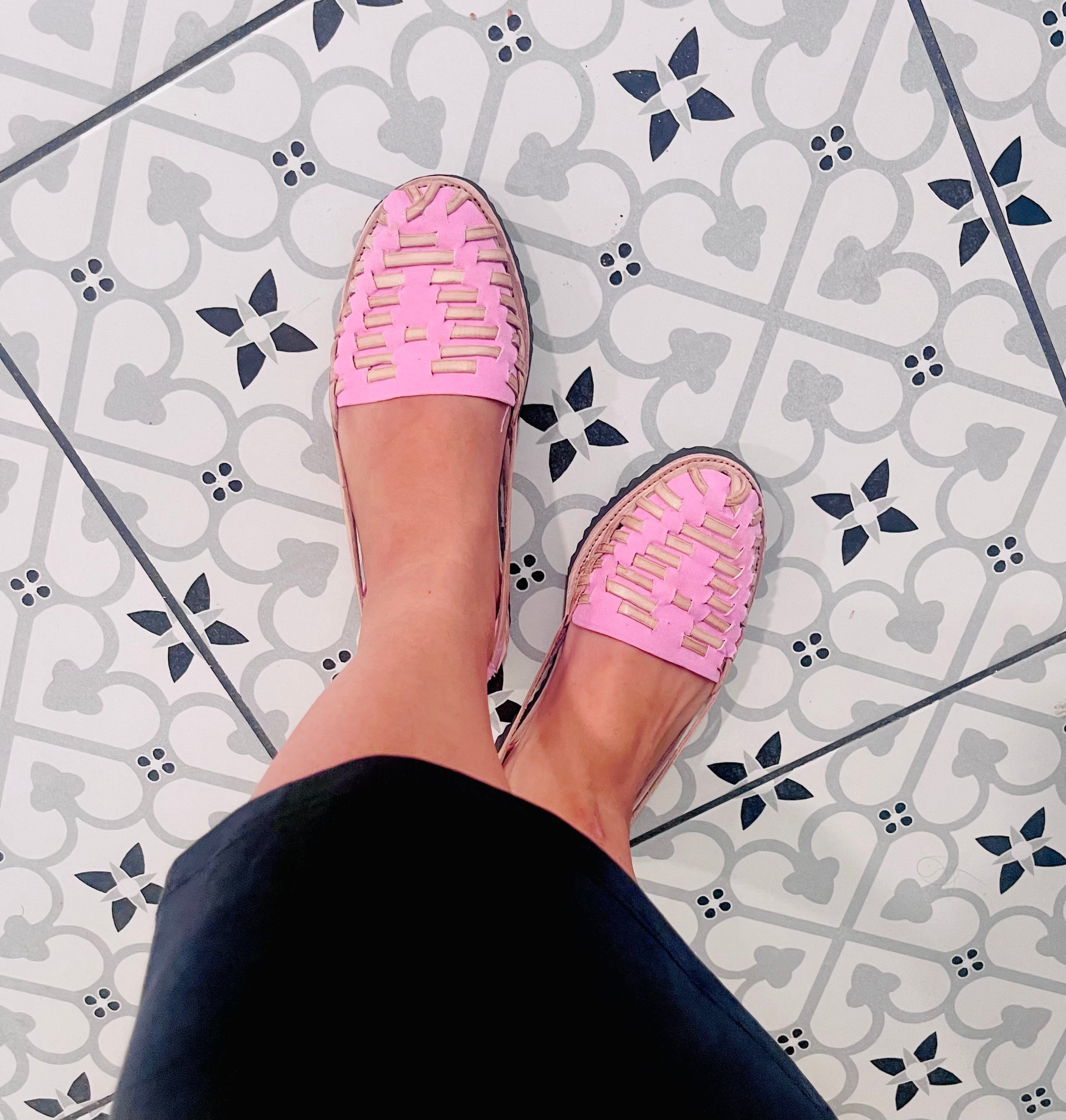 Blush pink huaraches new arrivals